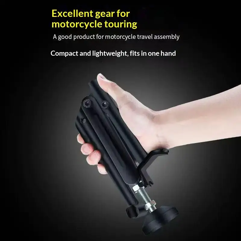 Heavy Duty Foldable Single Swingarm Motorcycle Paddock Stand Bracket for Chain Cleaning Repair Professional Workshop Use