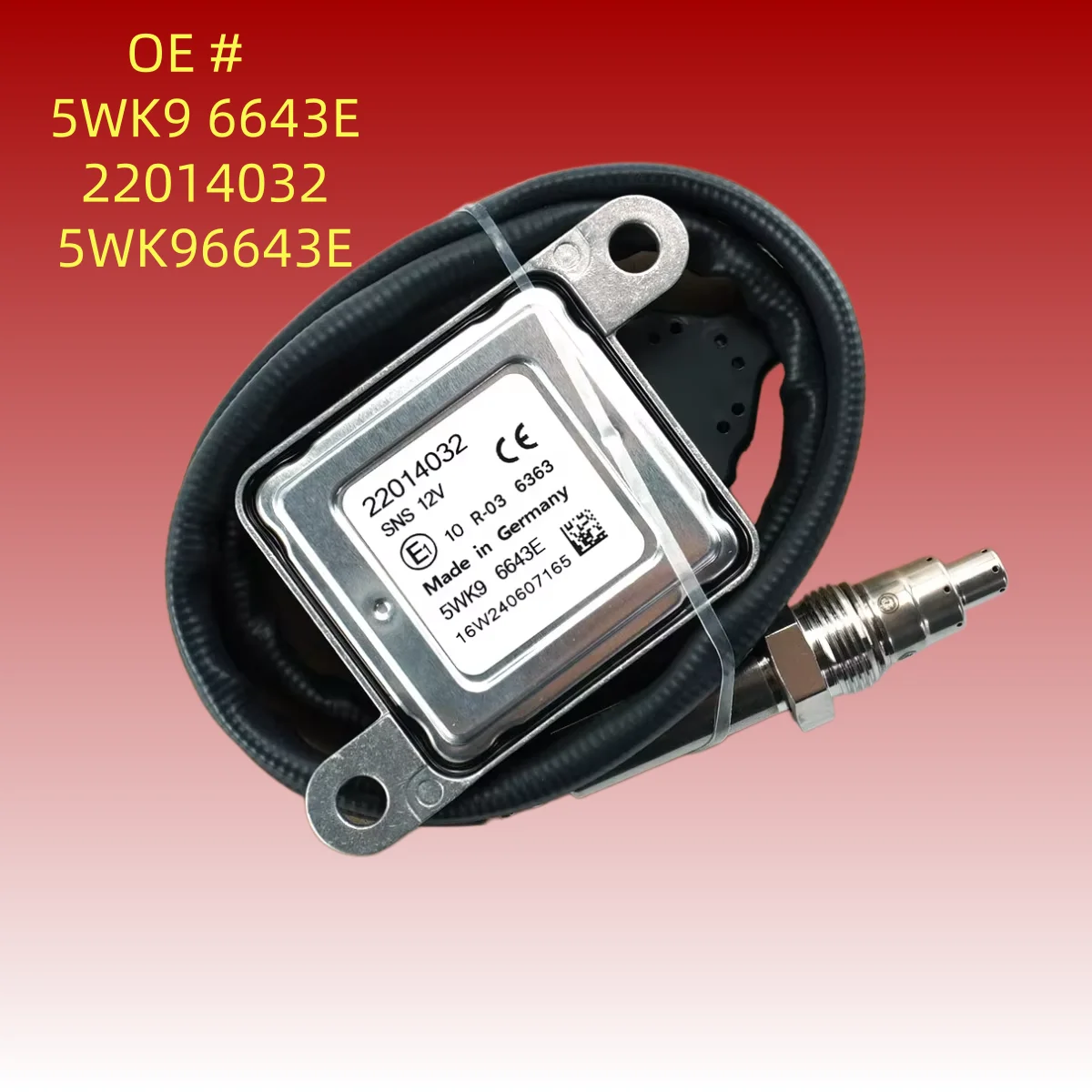 High quality New 5WK9 6643E 22014032 5WK96643E Nitrogen Oxygen NOx Sensor for VOLVO