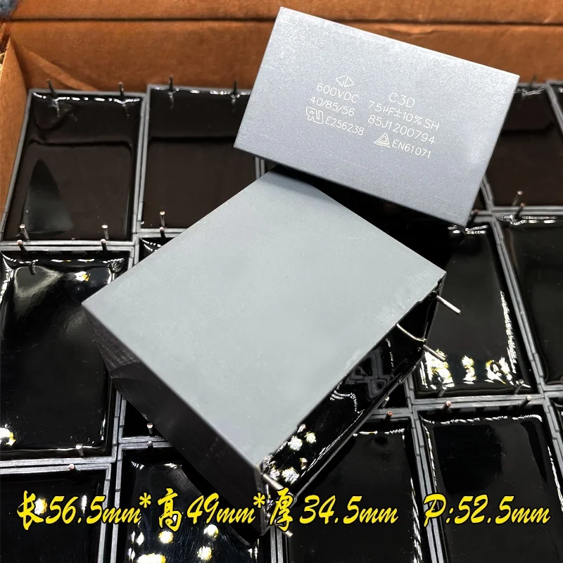 

1PCS FARA MKP C3D 756 75uf 600v 500v safety capacitor C3D1U756K