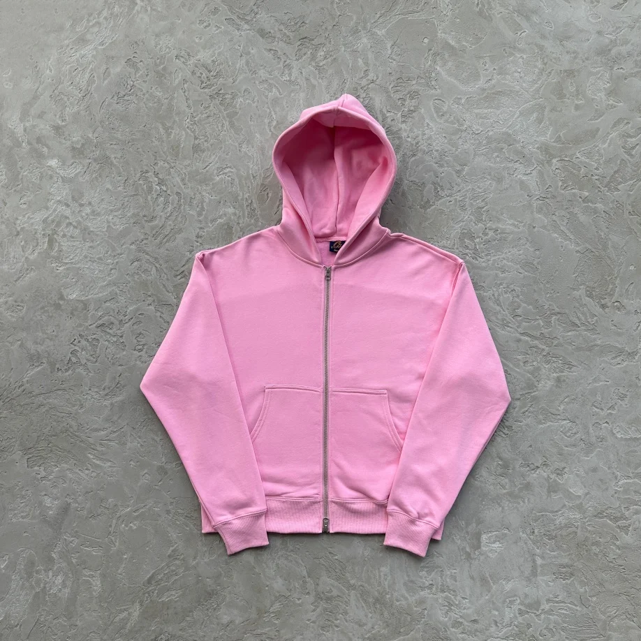 

Осенняя толстовка с капюшоном на молнии из смешанной вязки с принтом букв, модная универсальная уличная толстовка свободного покроя Long Sve