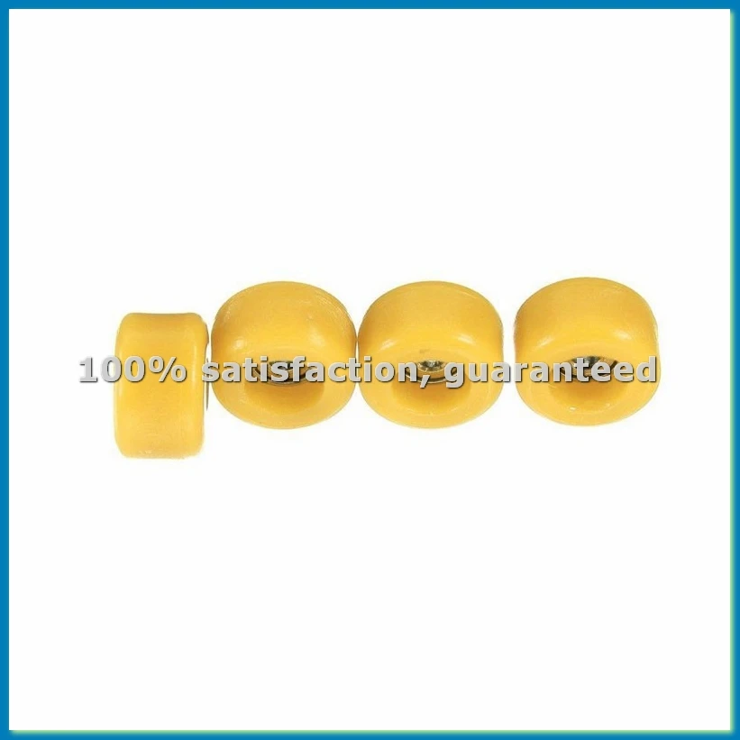 4 Pcs/Set Professional PU+Metal CNC Bearing Wheels for Wooden Fingerboard-ABFB