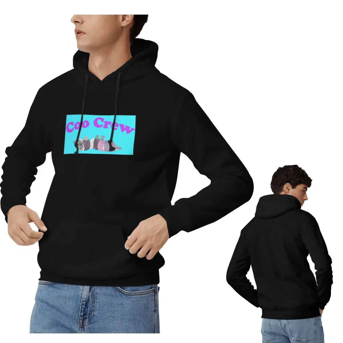 Coo Crew Pigeon Friends Hoodies Men Women Casual Pullover Sweatshirts Hip Hop Long Sleeve Streetwear Autumn Winter