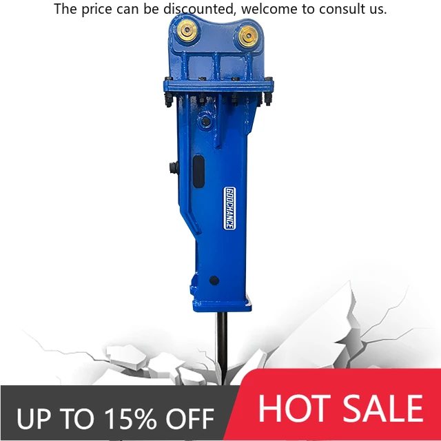 

Multi Function Yantai Price SB30 Hydraulic Rock Breaker Jack Hammer Excavator Attachments For 2.5-4.5 T Mini Backhoe Excavator