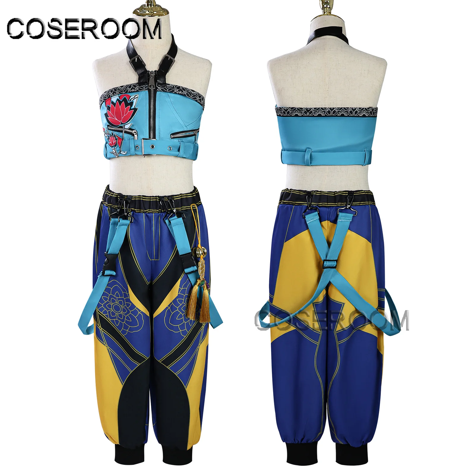 

Kids Children HUNTR X KPOP Demon Hunters Zoey Cosplay Costume Halloween Comic Con Anime Wig Role Play