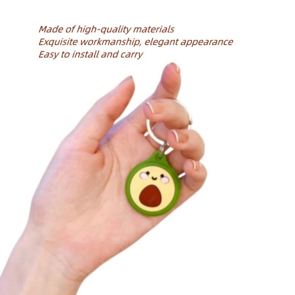 Casing Pelindung Silikon Lucu Motif Kartun untuk Apple Airtag, Sarung Anti Gores untuk Pelacak Lokasi AirTag