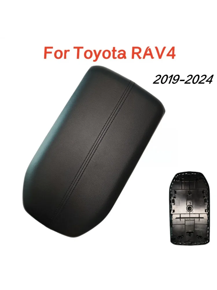 Pour Toyota RAV4 2019 2020 2021 2023 2024 – Couvercle de boîte de rangement de console centrale en cuir pour accoudoir – Accessoire de couvercle d'accoudoir