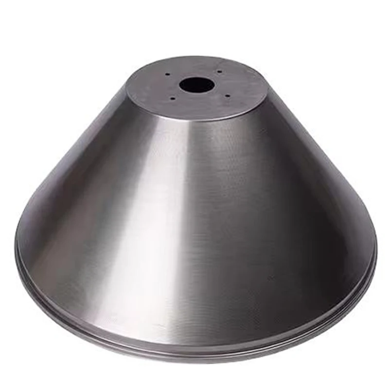 OEM Custom CNC Machining Broaching Service Custom Precision CNC Turned Stainless Steel Funnel Adapter with Mounting Holes