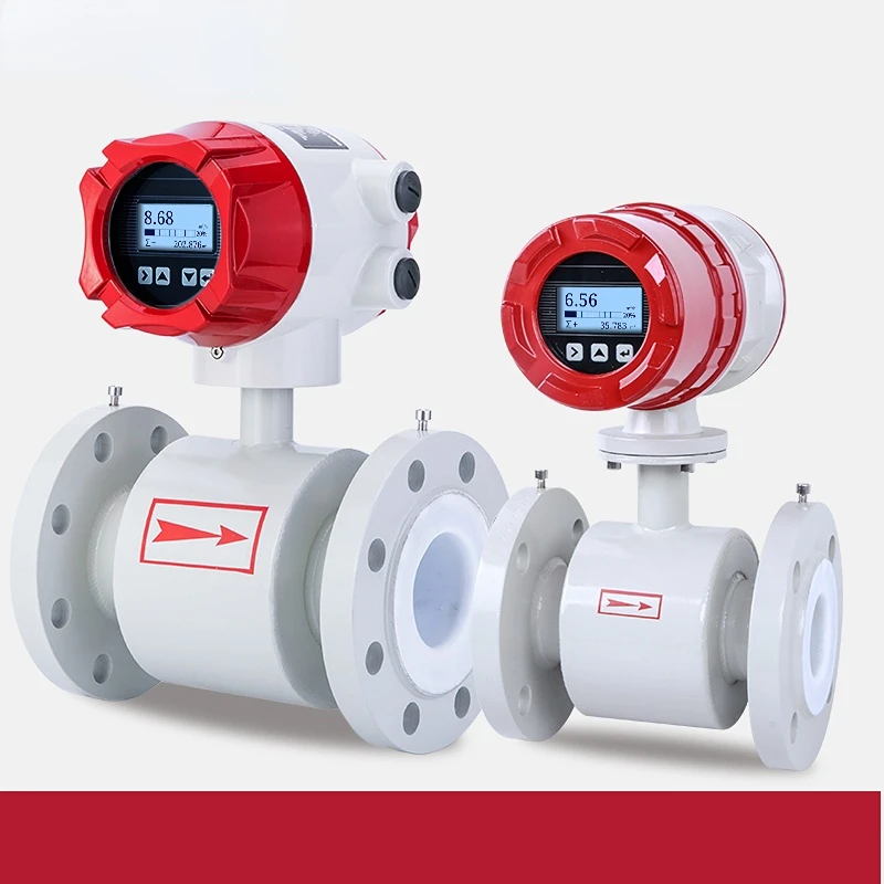 Factory Supplier electromagnetic flow meter transmitter separate ip68 slurry flow measurement