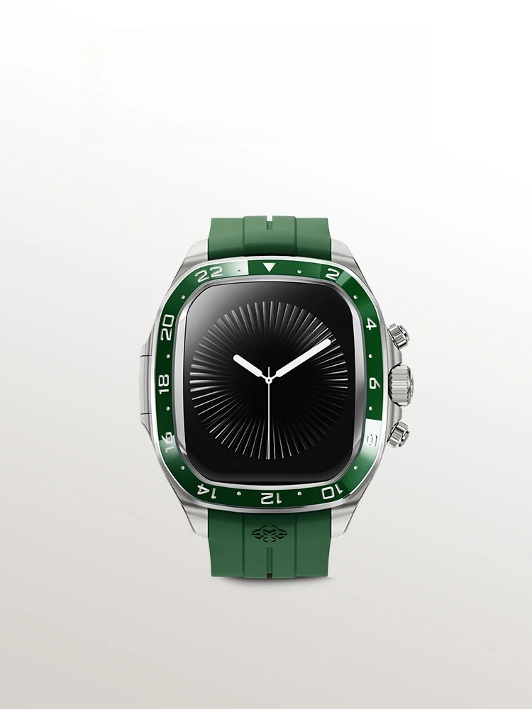 Crown Series Sports Rubber Ceramic Case with S10/46mm Strap