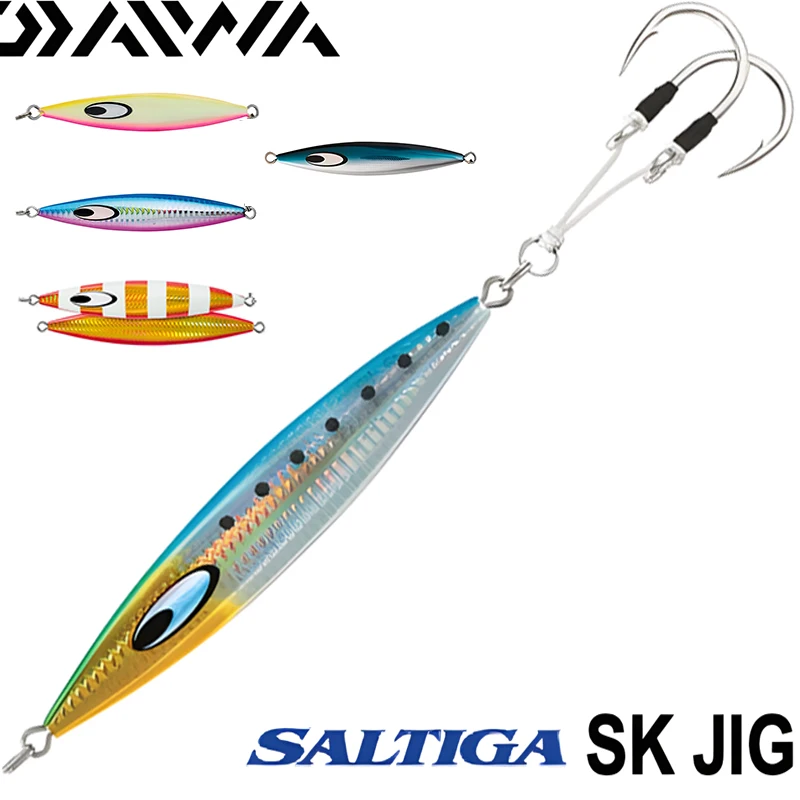 New Metal SLOW Sea Fishing Lure DaiwaJiging 200g 250g Hard Artificial Bionics Bait tuna jigs