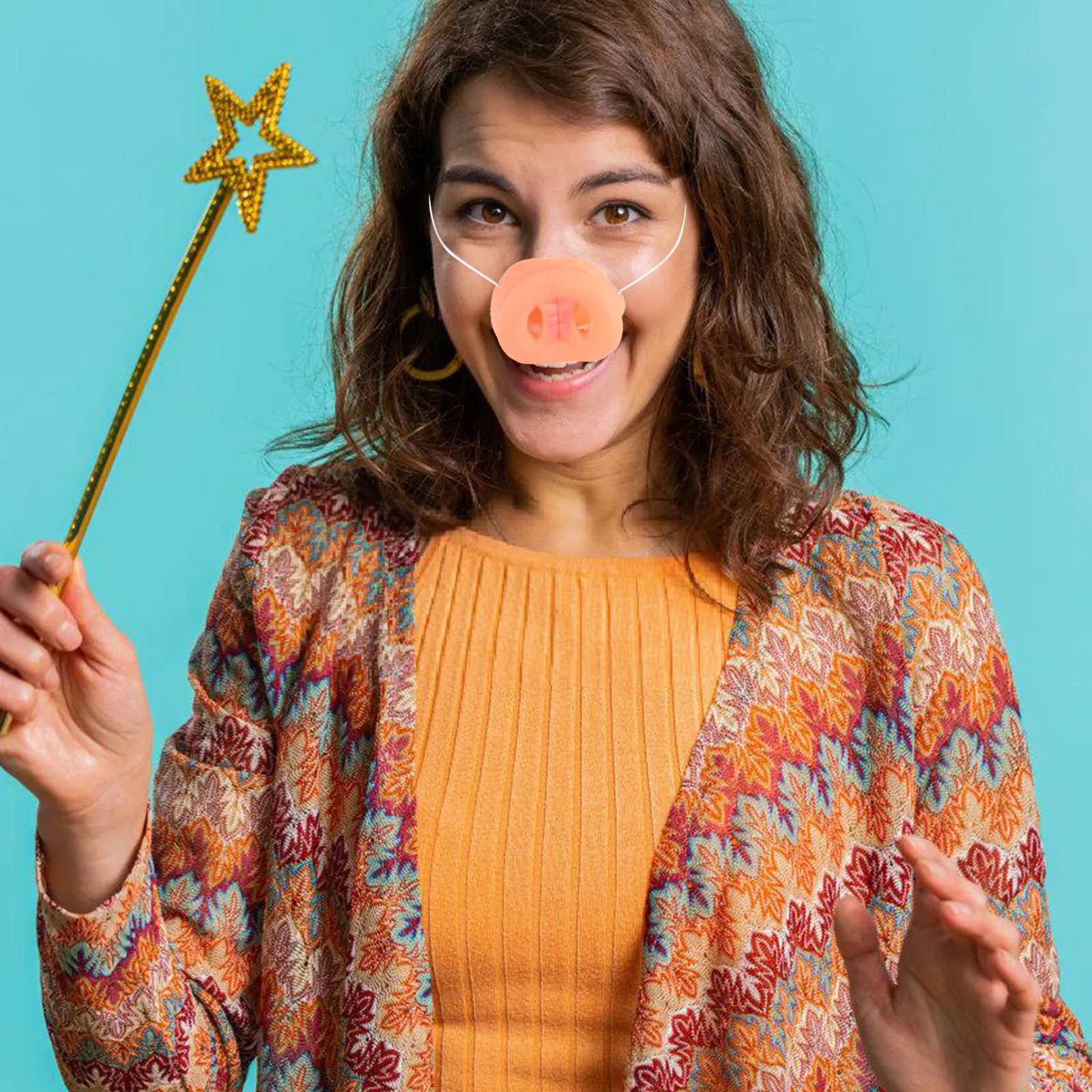 

Набор из 14 пластиковых настенных украшений в виде свиных храпов для Хэллоуина, забавный аксессуар для костюмированных вечеринок, ролевых игр, косплея, маскарадов и карнавалов