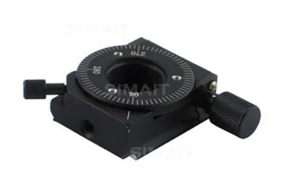 PT-SD202 360° Manual Precision Rotation Stage 29mm Table 0.2KG Load Optical Rotary Platform