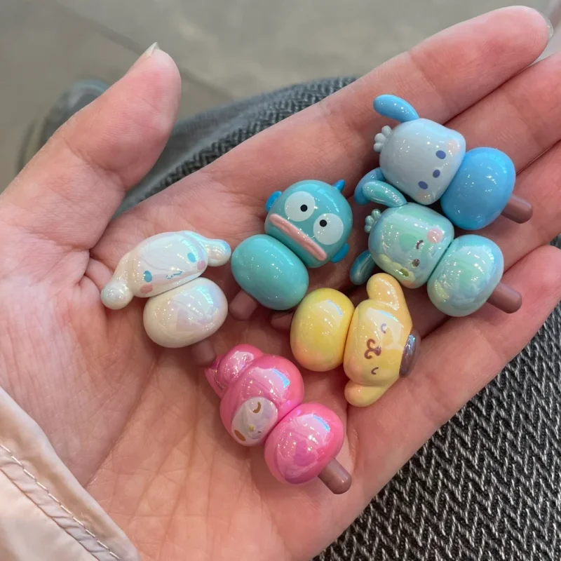 

Genuine Sanrio Dango Series Kawaii Grain Mini Figures Blind Box Kuromi Pochacco Mystery Box Cute Collectible Toy Desktop Gift