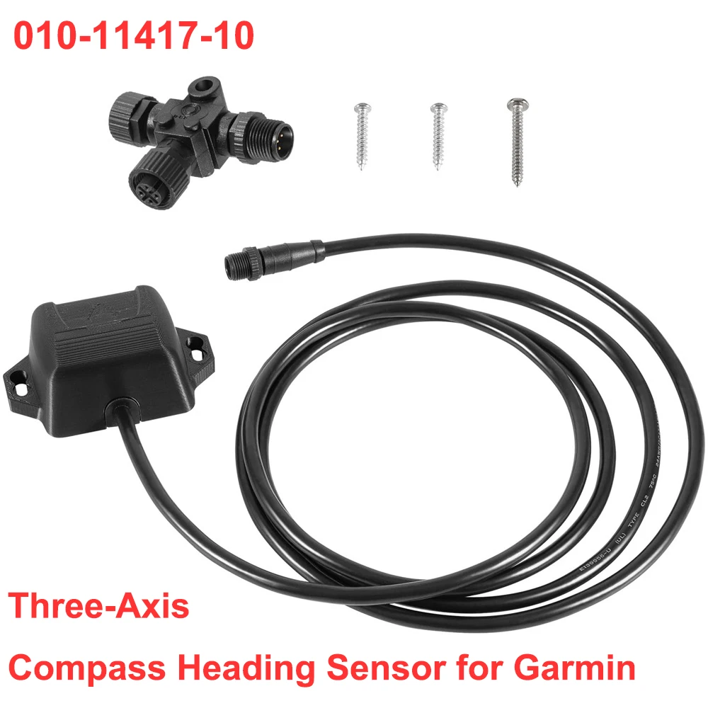 

010-11417-10 Three-Axis Compass Heading Sensor for Garmin EchoMAP Models & NMEA 2000 Monitors, Away From Magnetic Interference