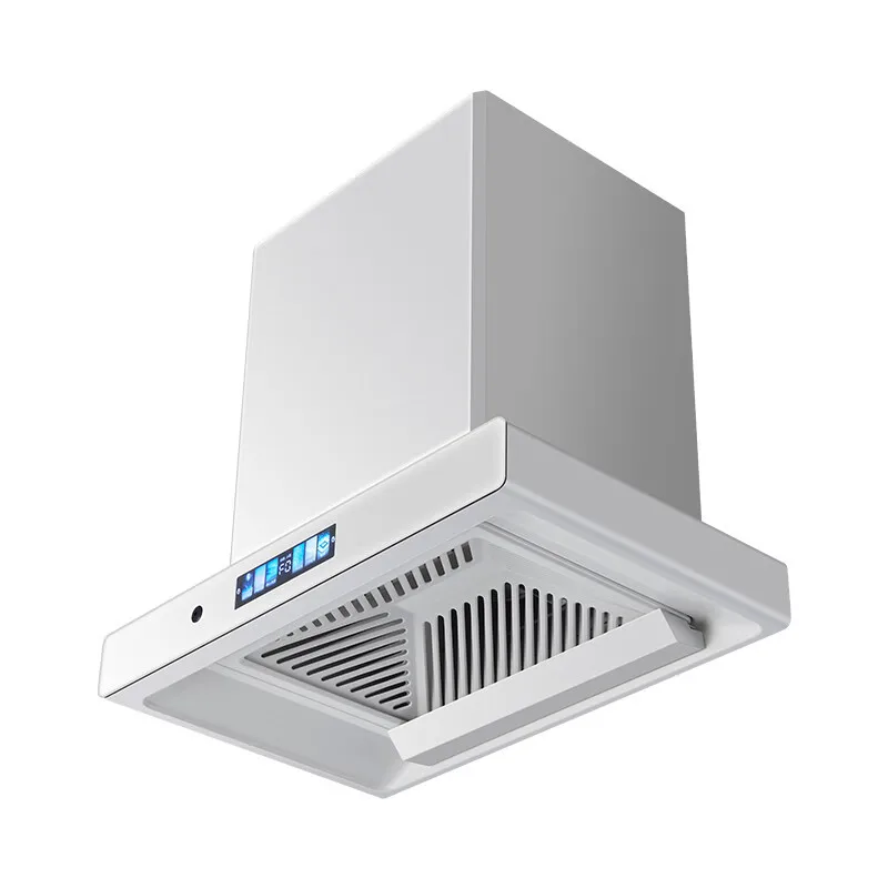 

600/700Mm T-Type Top Suction Small Household Kitchen White Range Hood With Level 1 Energy Efficiency