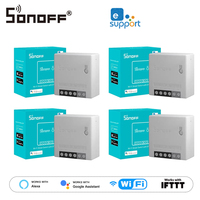 SONOFF MINIR2 Two Way Switch Mini WiFi Smart Home Swcith Wireless EWelink APP Remote Control Switch Works with Alexa Google Home