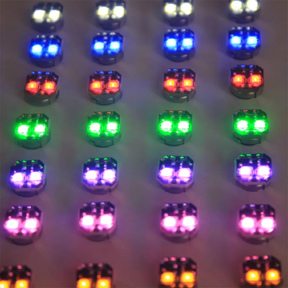 Imagem -02 - Led Magnetron Light Modelagem Led Super Brilhante Lâmpada sem Fio Brinquedos Modelo de Indução Magnética Interruptor de Controle Luzes Mais Bateria Pcs x