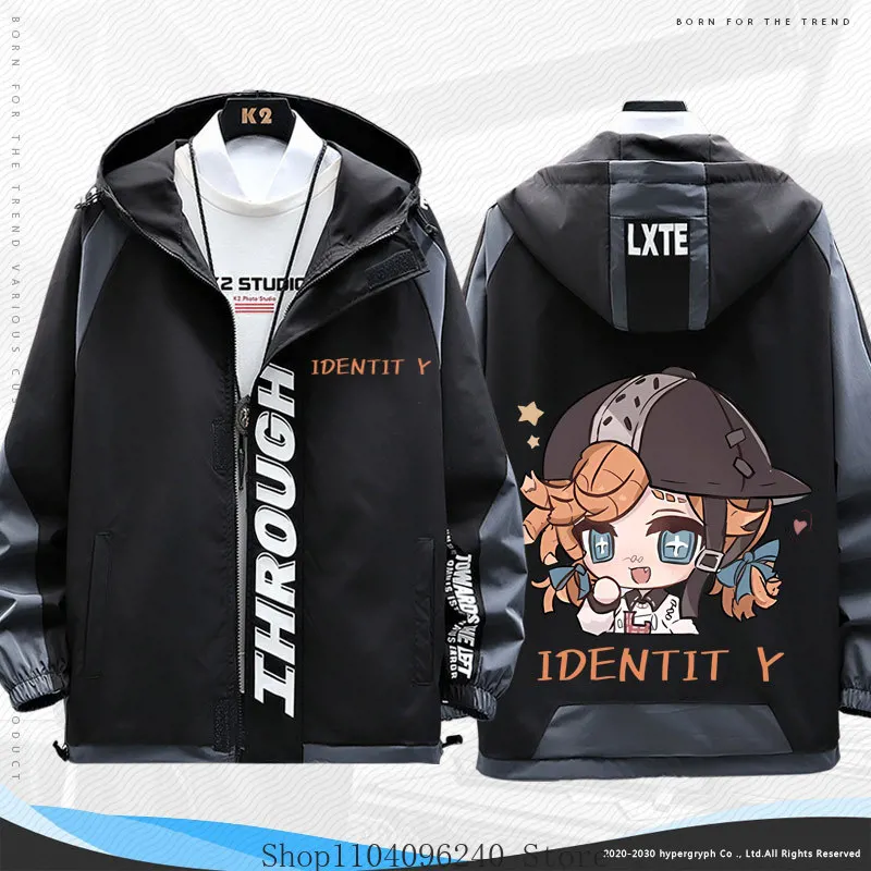 الهوية الخامس إيما وودز ليلي بارييه سترة طويلة الأكمام للجنسين معطف هوديي سستة موضة مقنعين البلوز زي تنكري