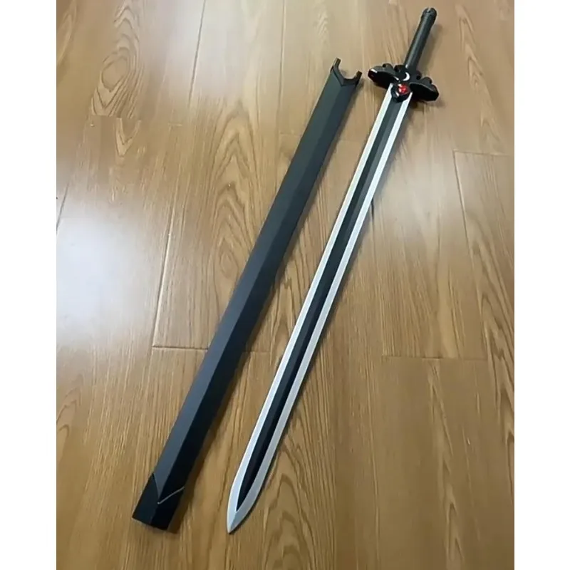 106 centimetri Spada di Legno Accessori Cosplay Mostra Arte Online Kirigaya Kazuto Giappone Samurai Costume Del Partito Puntelli Da Collezione Regali