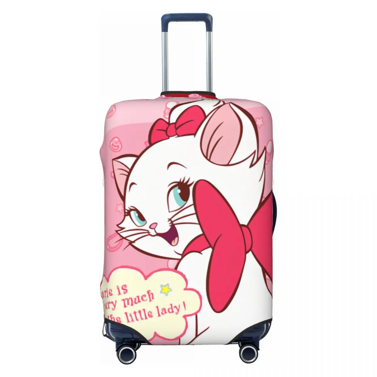 

The Aristocats Marie Cat Travel Luggage Cover Washable Cartoon Kitten Suitcase Cover Protector Fit 18-32 Inch
