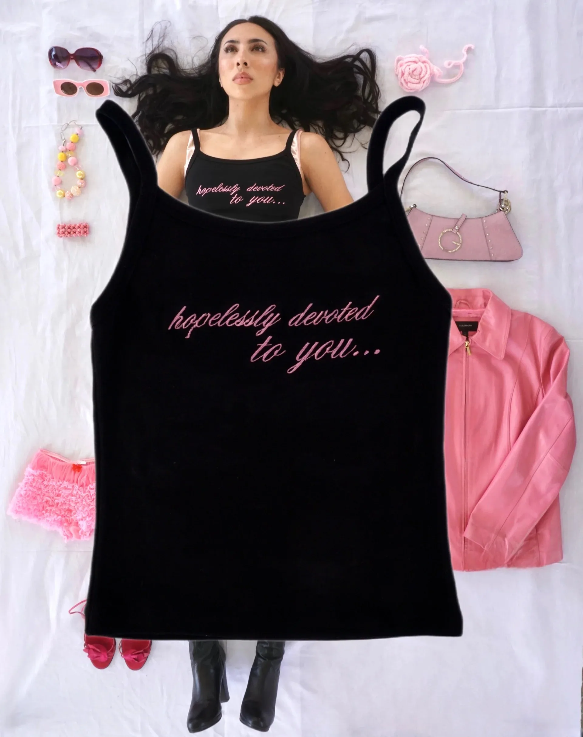 Sweetgirls Vintage Streetwear Harajuku Gothic Graph cute Streetwear Emo girl Tank Top Y2k 90s funny letter print Tank Top band