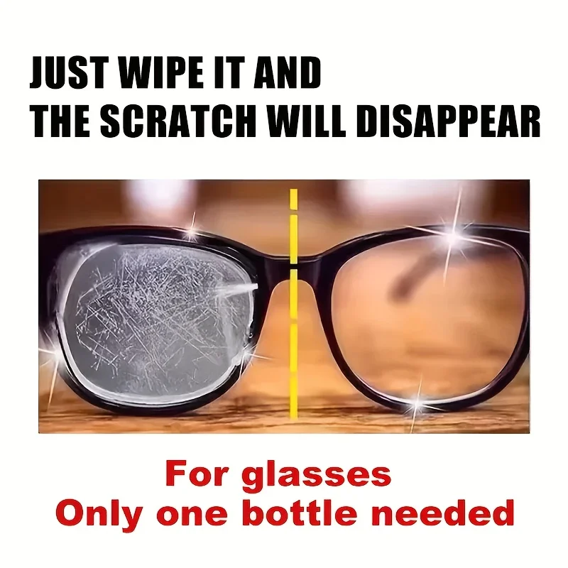 معجون إصلاح خدش النظارات، مناسب للعدسات الزجاجية والإطارات المعدنية، سهل الاستخدام، تركيبة فعالة، تغليف مريح #5