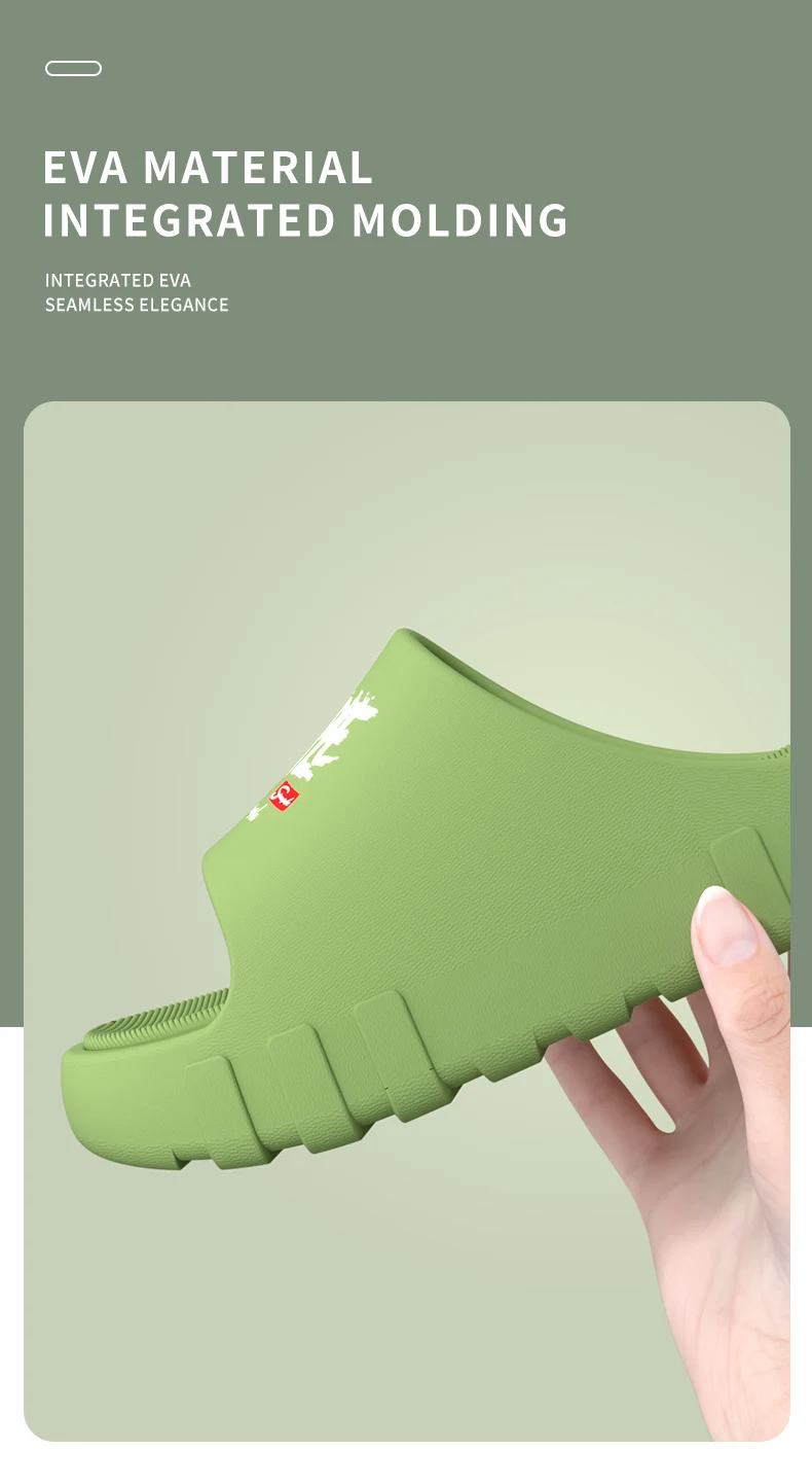 Zapatillas de baño antideslizantes para hombre y mujer, chanclas frescas para usar en exteriores, novedad de verano, ZYT2414