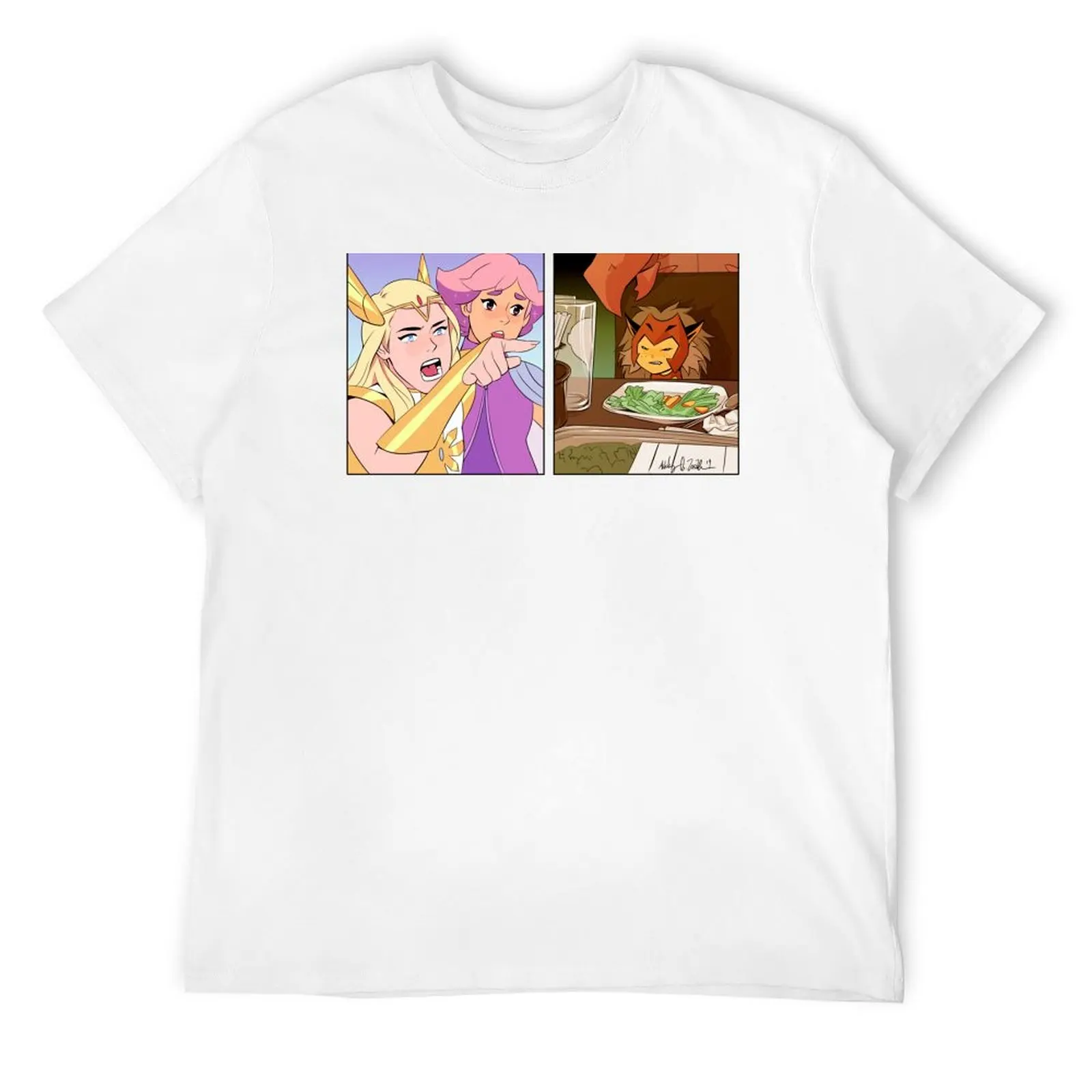 

She-Ra Yelling At Catra Meme T-Shirt valentines boutique clothes baggy shirts anime shirts men