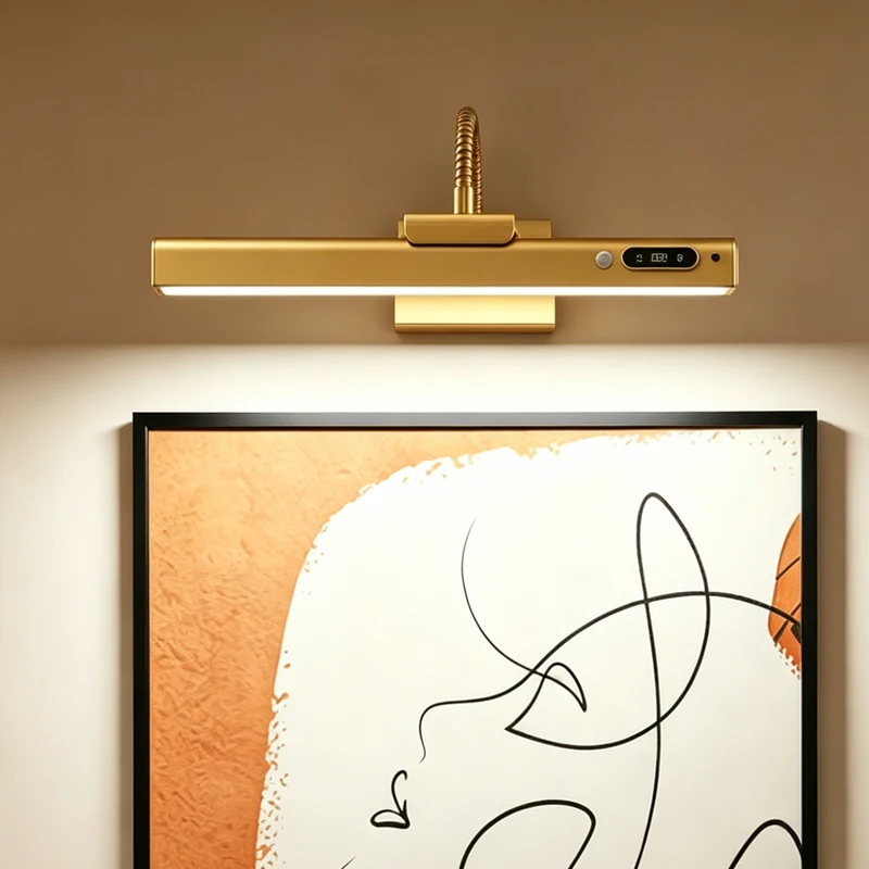 Picture Lights for Wall with Motion Sensor 7800mAh Rechargeable Battery Picture Light for Paintings Portraits Wall Decor