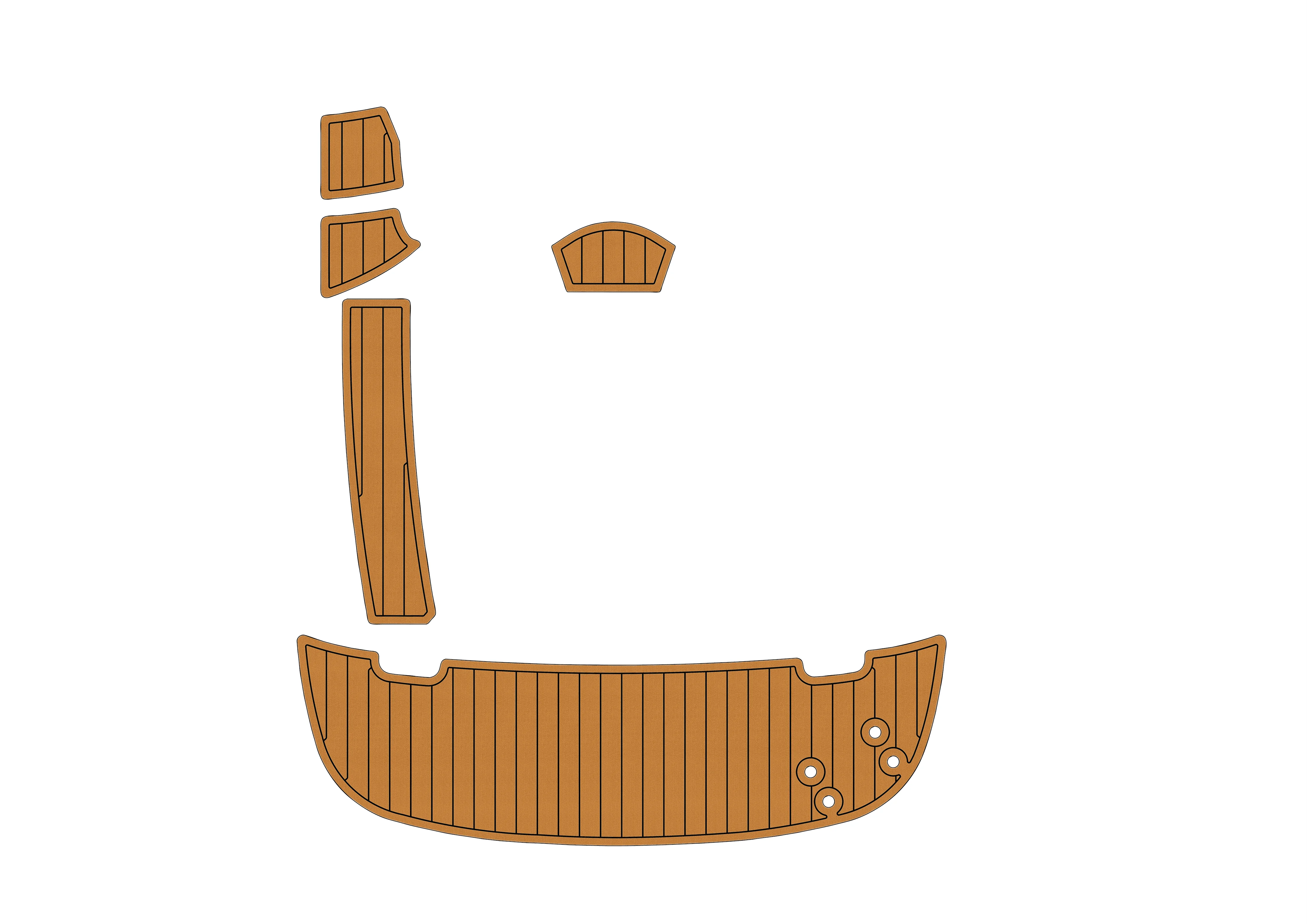 

Bayliner A7 1/4 дюйма, 6 мм, пенопласт EVA, нескользящий морской настил из тикового ПВХ, морской коврик 1,3ek, водный ковер, морской пол