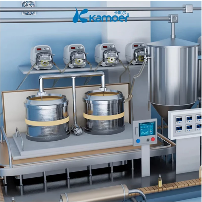 Kamoer DIPump1500-S183-GB(≤1500ml/min) 24V Peristaltic pump intelligent small high flow laboratory industrial circulation pump