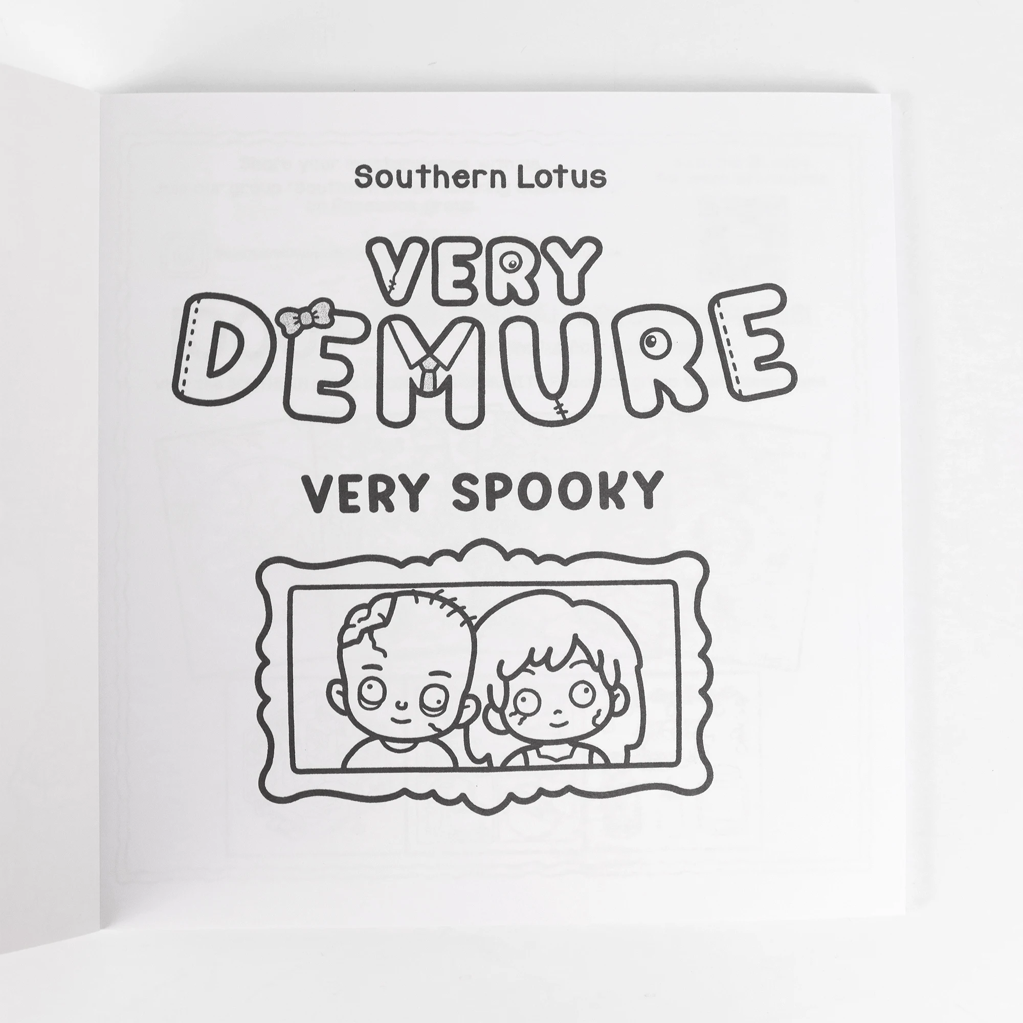 Very Demure Very Spooky: Coloring Book for Adults Featuring Creepy Adorable Characters in Cozy and Spooky Vibes