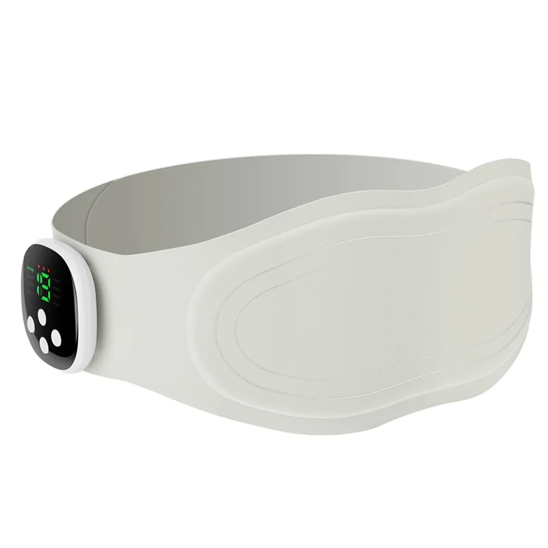 

Lower Back Toning Belt Electric Waist Massager For Belly Vibration Hot Compress Massage USB Charge Muscle Relax