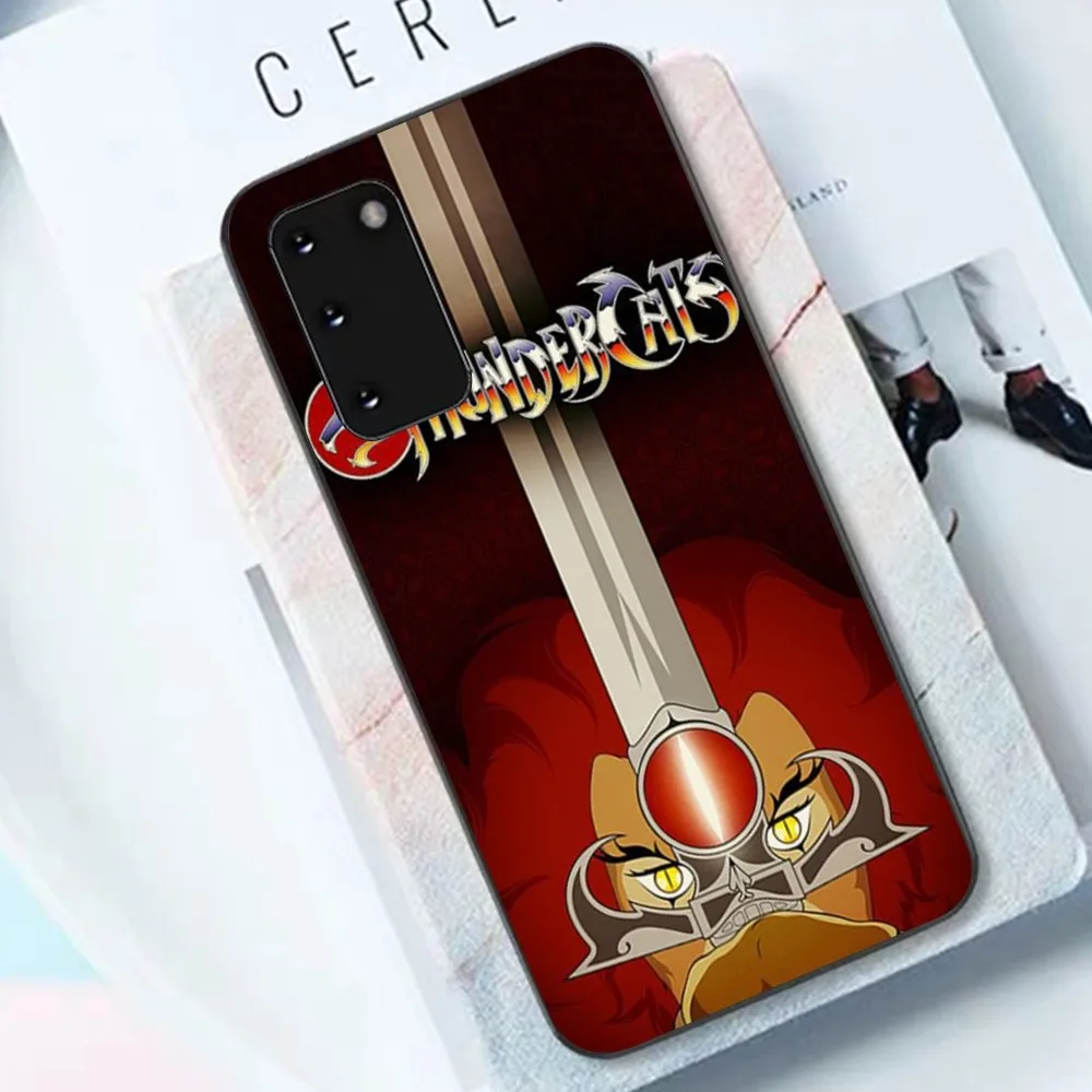 Custodia per telefono Cartoon ThunderCats per Samsung S 9 10 20 21 22 23 30 23plus lite Ultra FE S10lite Fundas