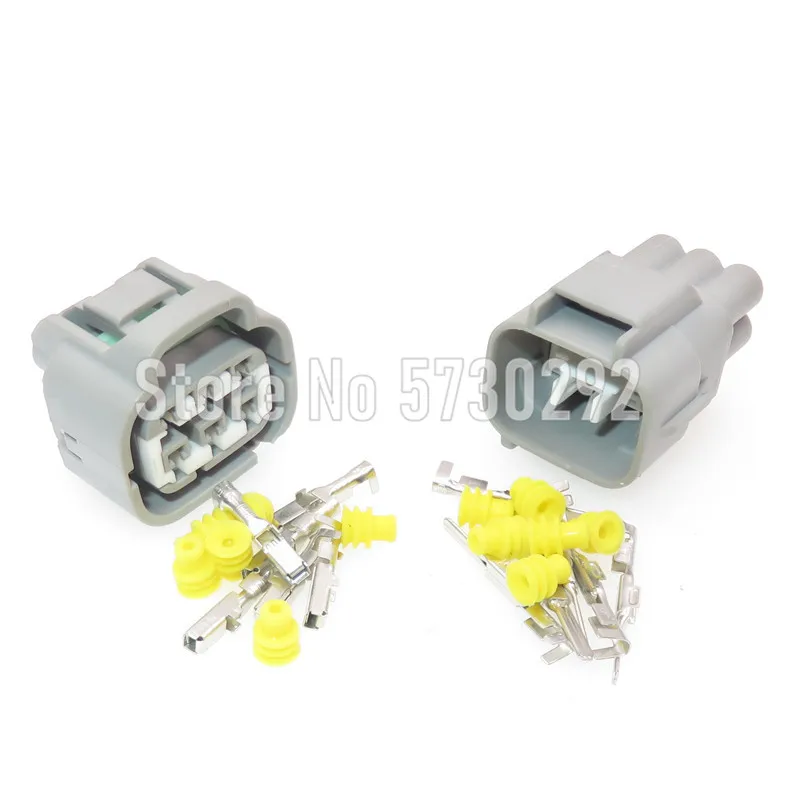 6P 90980-10988 7282-7064-40 7283-7064-40 Automotive Headlight Wiring Plug Cable Harness Waterproof Connector