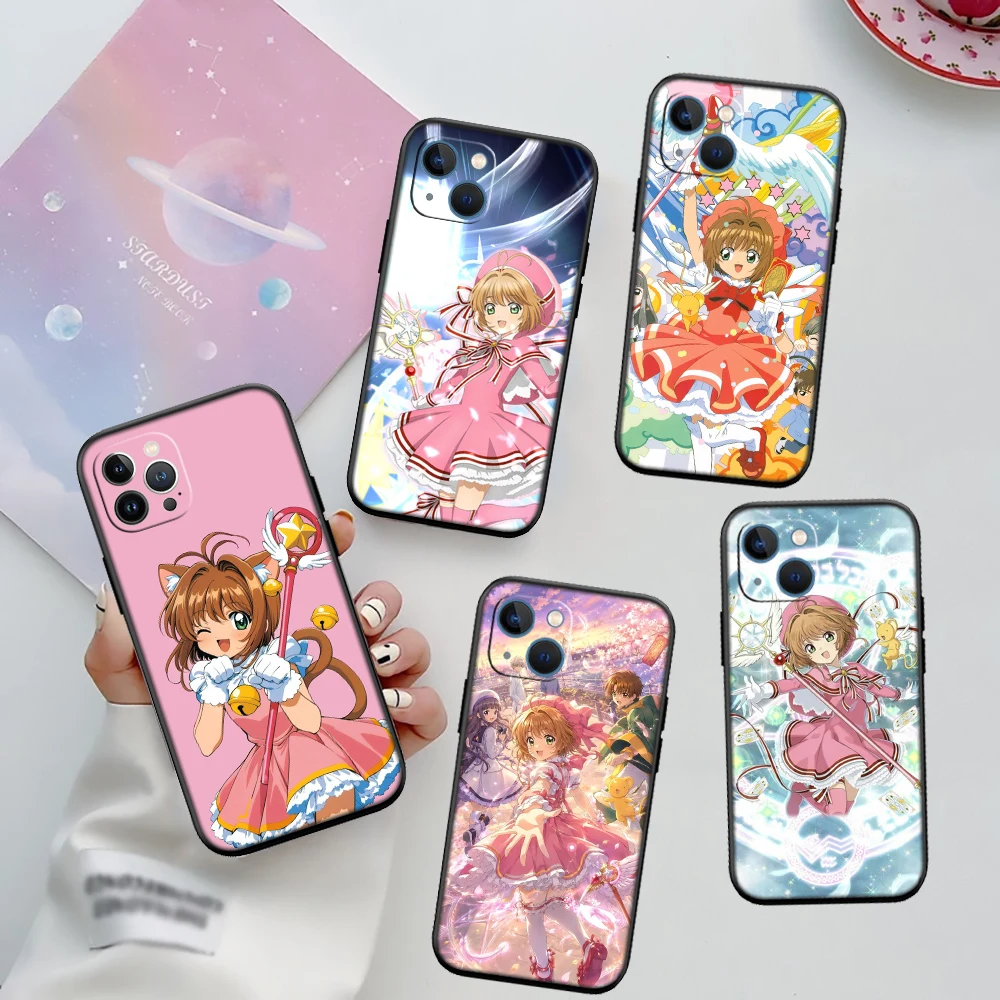 HU8 C-Cardcaptors S-Sakuras Phone Case for Samsung Galaxy S20 S21 S22 Ultra FE Plus A21S A22 A24 A25 A26 A30 A30S A31
