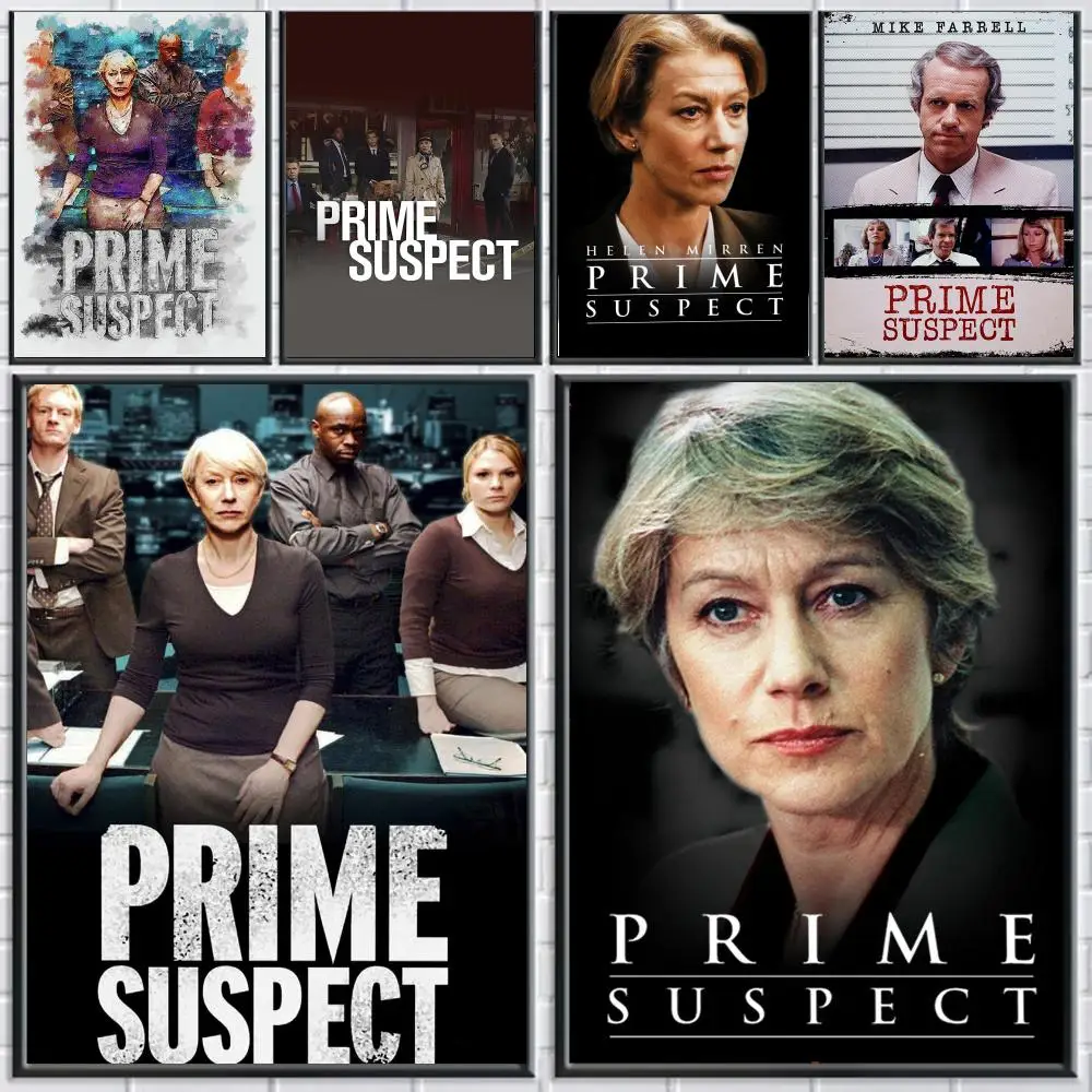 tv series P-Prime Suspect TV Series-S Poster Peel and Stick Wall Art for Cafe Office Bar and Home Decoration