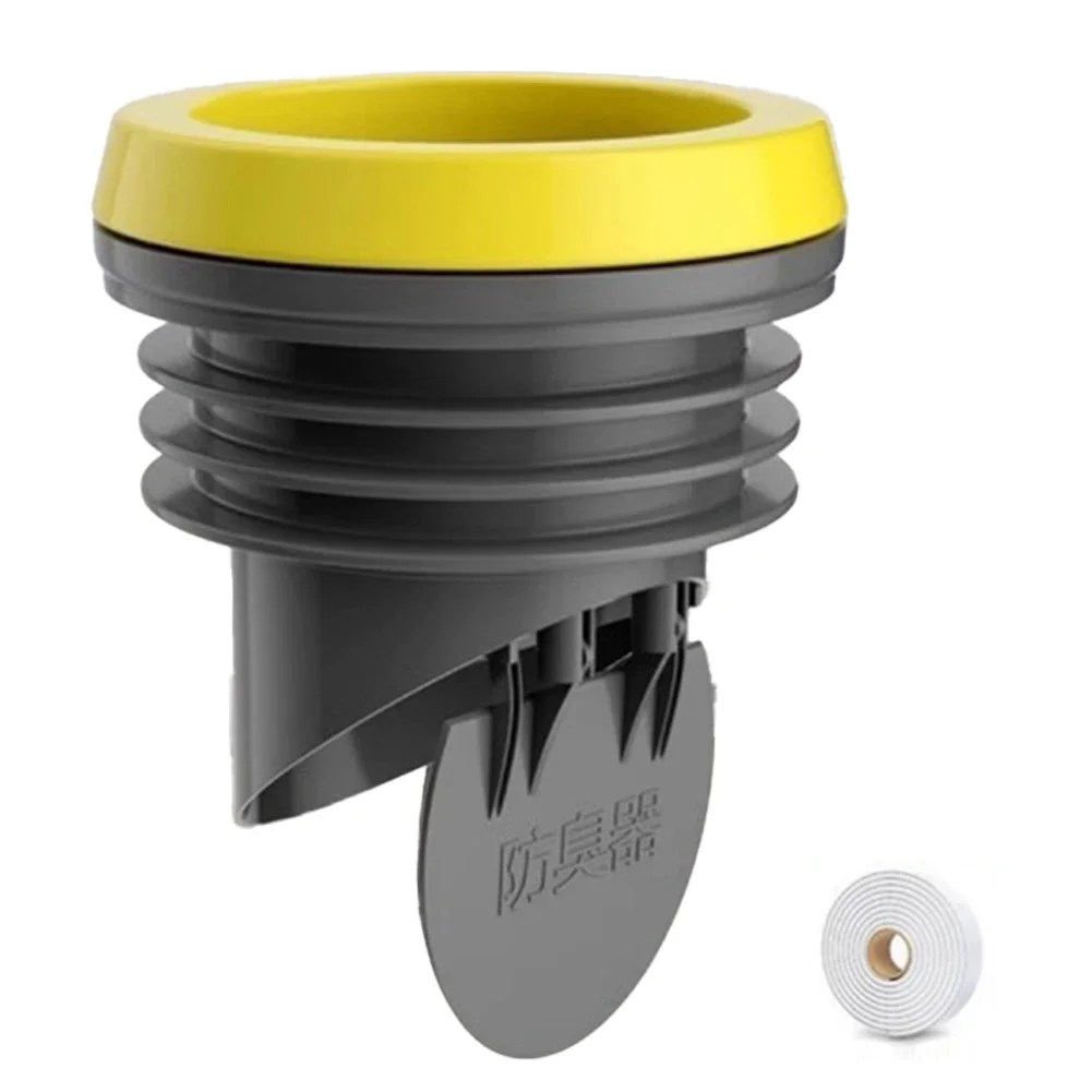 Check Valve Toilet Flange Seal Leak Repair Bathroom Installation Accurate Fit Reliable Durability Thick Wax Ring