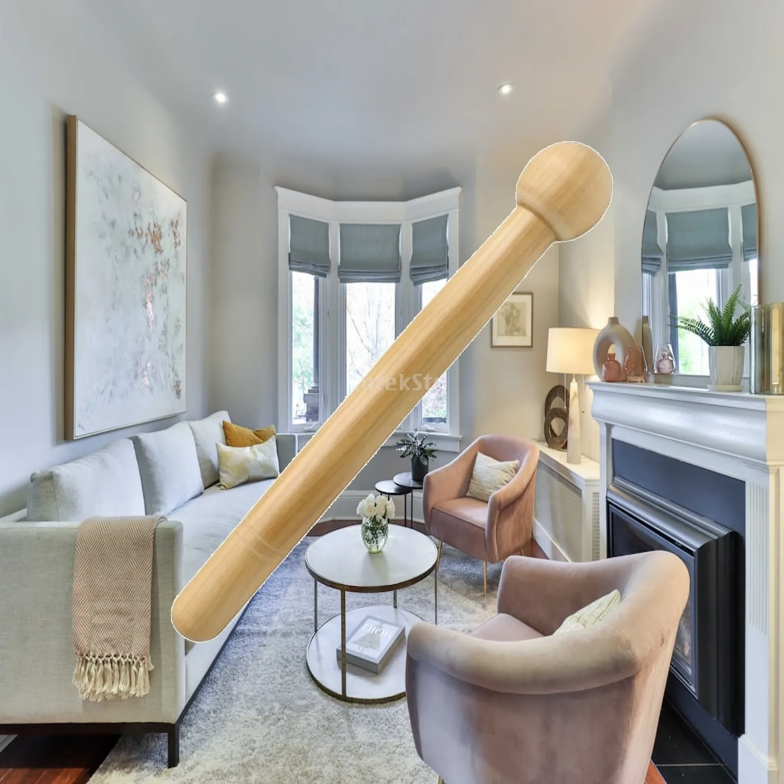 Pear Lumber Gong Mallet Versatile Wooden Gong Mallet Lightweight for Percussionists, Traditional Percussion, Musical
