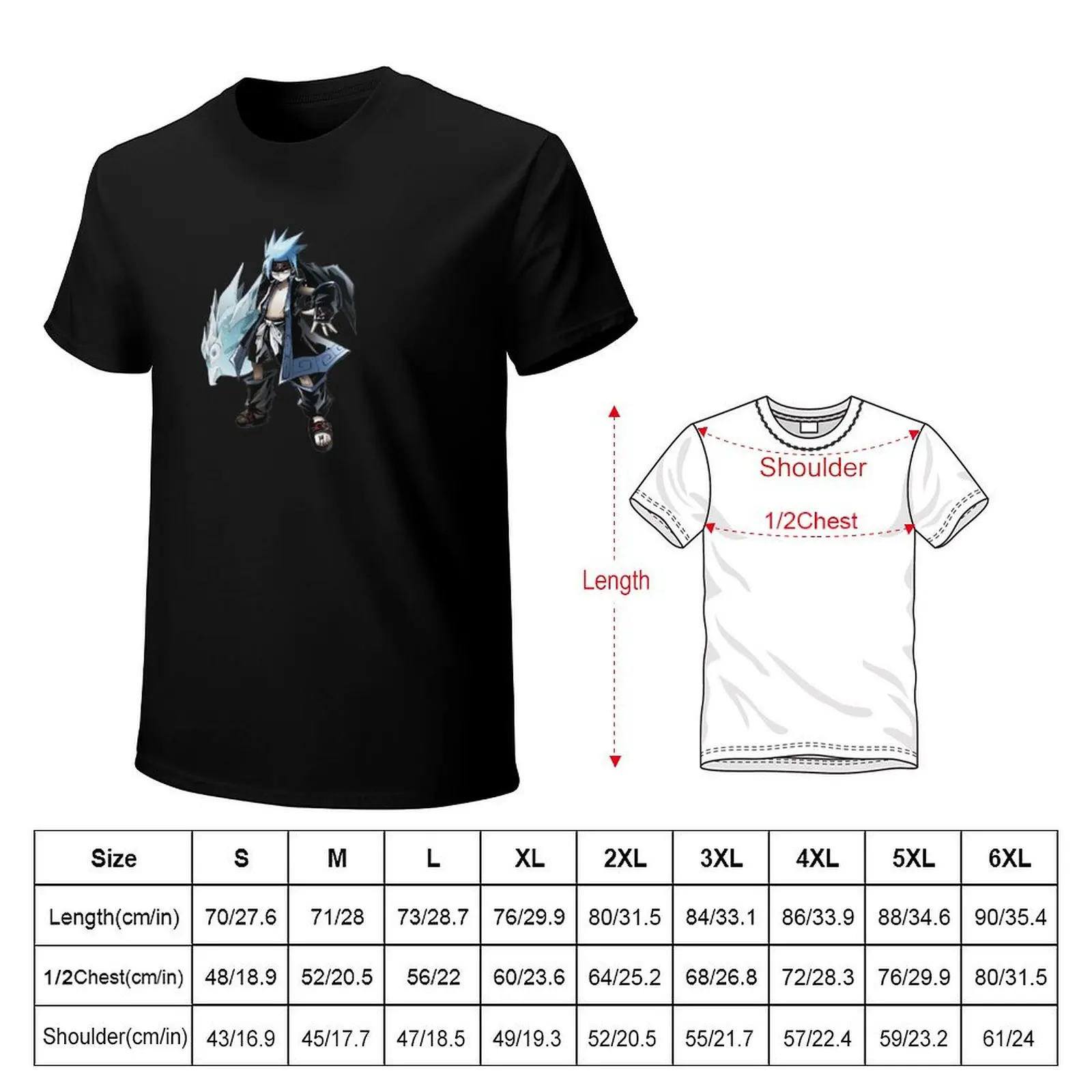 Shaman king T-Shirt oversized t shirt gifts for boyfriend mens workout shirts