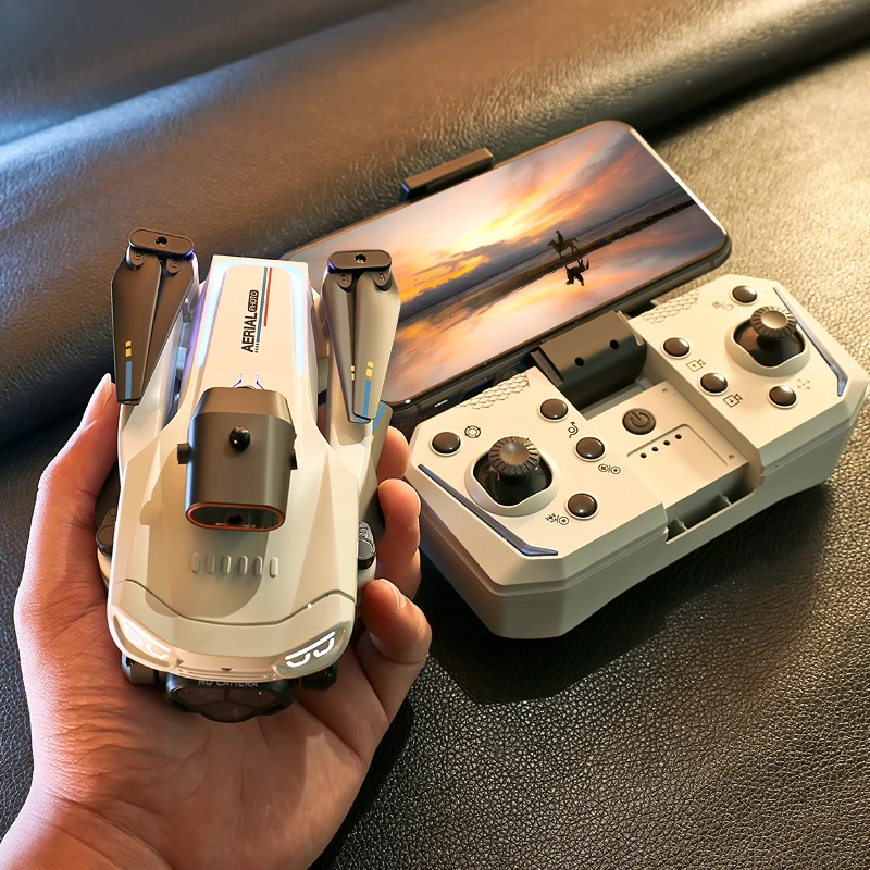 New Mini M10 Pro Drone 8K Professinal 4K HD Camera Wide Angle Optical FlowLocalization Brushless Motor RC Quadcopter Apron Sell