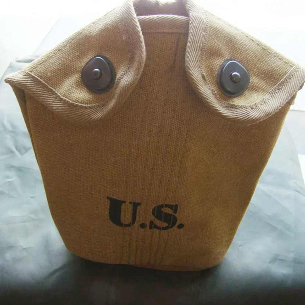 WWII WW2 US ARMY M1910 CANTEEN CANVAS COVER BAG POUCH