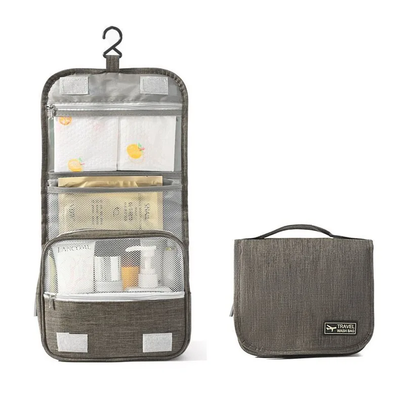 رجال الأعمال الحديثة سعة كبيرة حقيبة المرحاض مقاوم للماء المحمولة للطي فصل الجاف والرطب السفر الخروج حقيبة التخزين