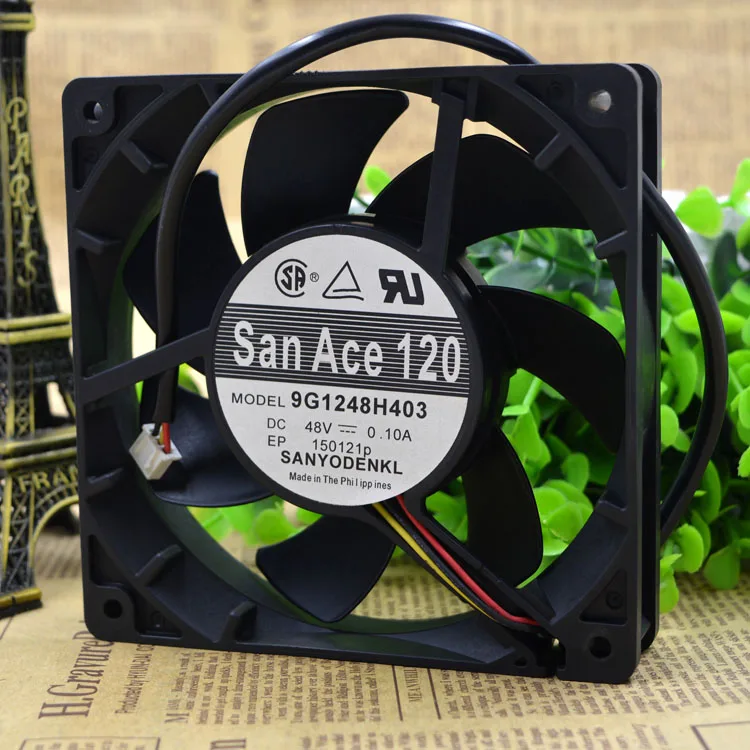 

ORIGINAL 12CM FAN 12025 48V 0.10A 9G1248H403 BALL