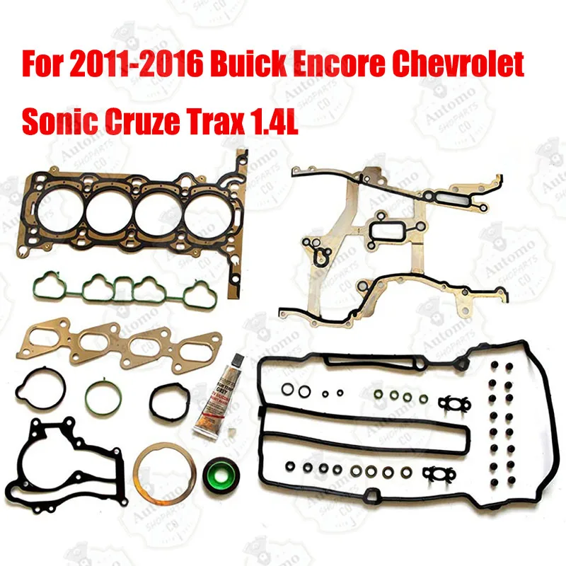 Nuevo para 2011-2016 Buick Encore Chevrolet Sonic Cruze Trax 1.4L Turbo EcoTEC juego de juntas de culata de motor Kit de reparación