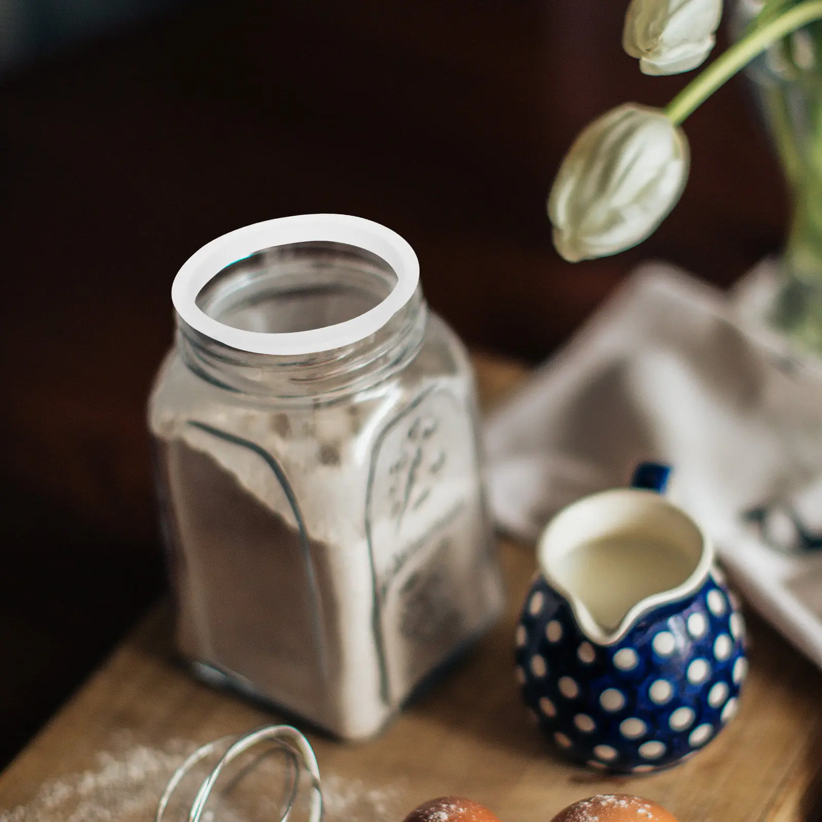 

10 шт. эластичных силиконовых уплотнительных колец для банок и бутылок с широким горлышком, многоразовые, без BPA, герметичные, замена прокладок