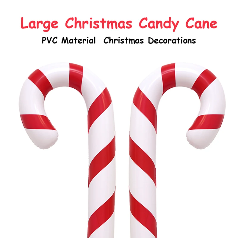 180 سنتيمتر نفخ عيد الميلاد قصب الحلوى لعيد الميلاد داخلي في الهواء الطلق ديكور المنزل شجرة معلقة السنة الجديدة لوازم الحفلات الاطفال هدية #3