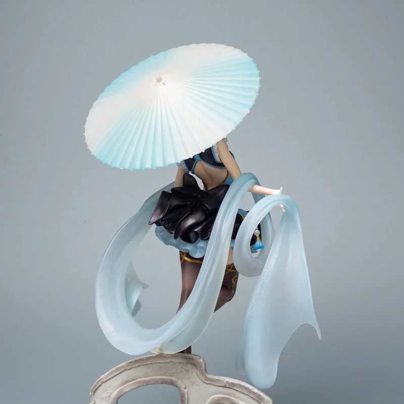 Nieuwe Anime Re0 Figuur Cheongsam Rem Lolita Ver Jurk Kawaii Rem Action Figure Pvc Collectie Ornamenten Model Pop Speelgoed gift