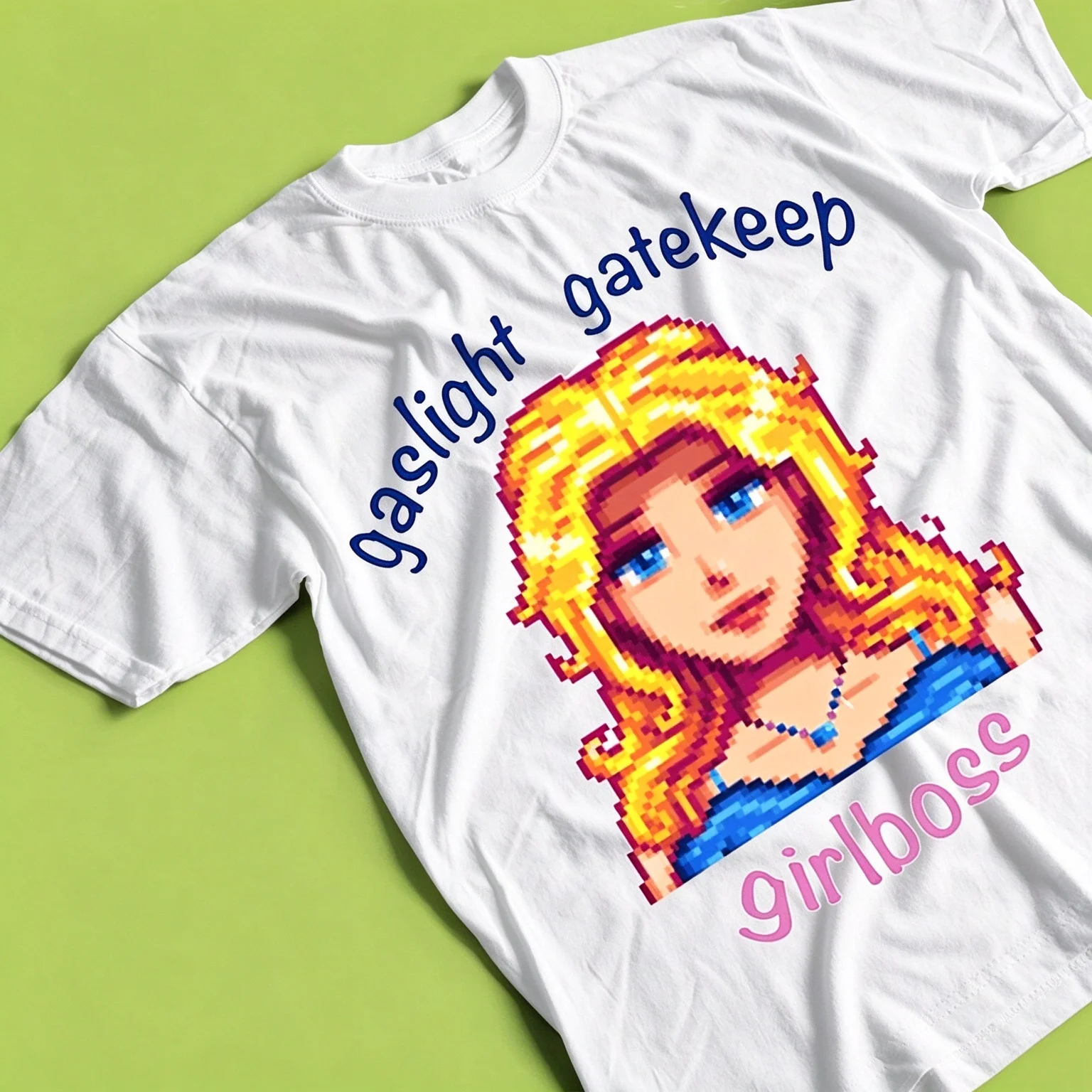 Stardew Valley Haley Gamer Gaming Tee Men's Women's Indie Videogame Bootleg Fan Apparel Oversized Short Sleeve Streetwear Top