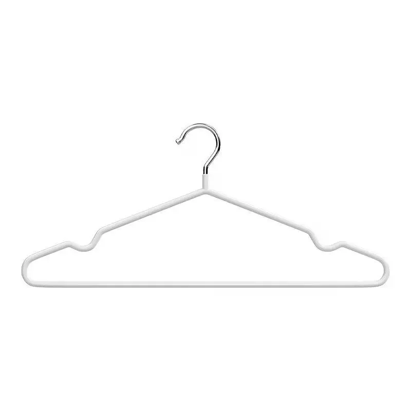 3 Pack Traceless No-slip Metal Clothes Hangers Sturdy Durable Clothing Racks for Closet Wardrobe Organization Laundry Home Use